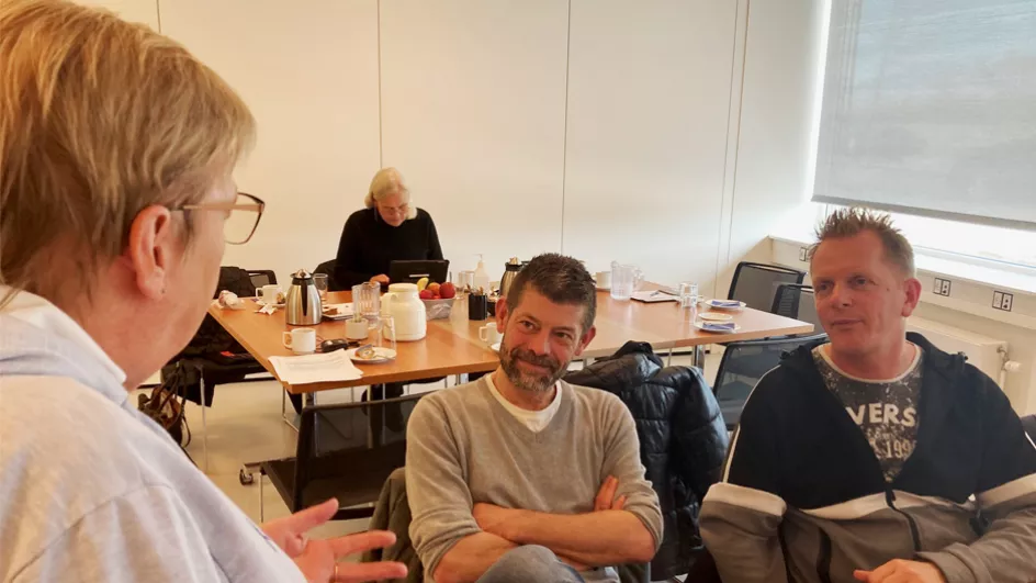 Hjemmeplejeleder Inge-Lise Clement på workshop om grundlæggende pleje i Høje Taastrup 