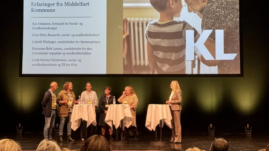 Middelfart fortæller om at være frikommune på KL's Ældre og Sundhedskonference